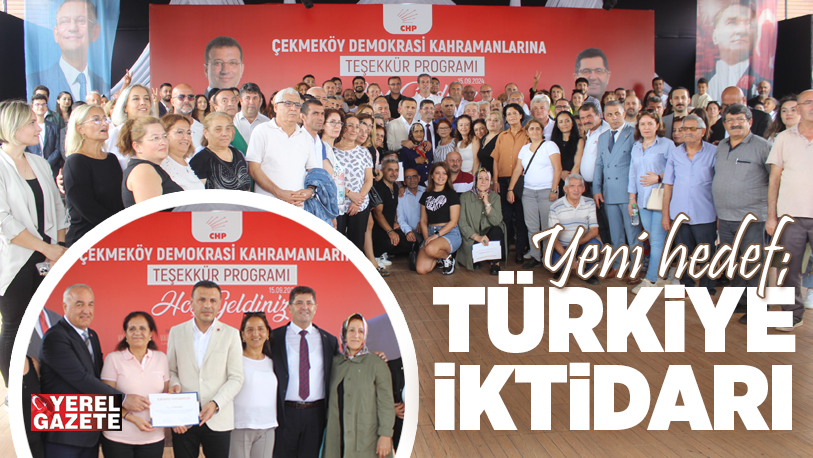 ÇEKMEKÖY CHP’DEN, DEMOKRASİ KAHRAMANLARINA TEŞEKKÜR PROGRAMI..