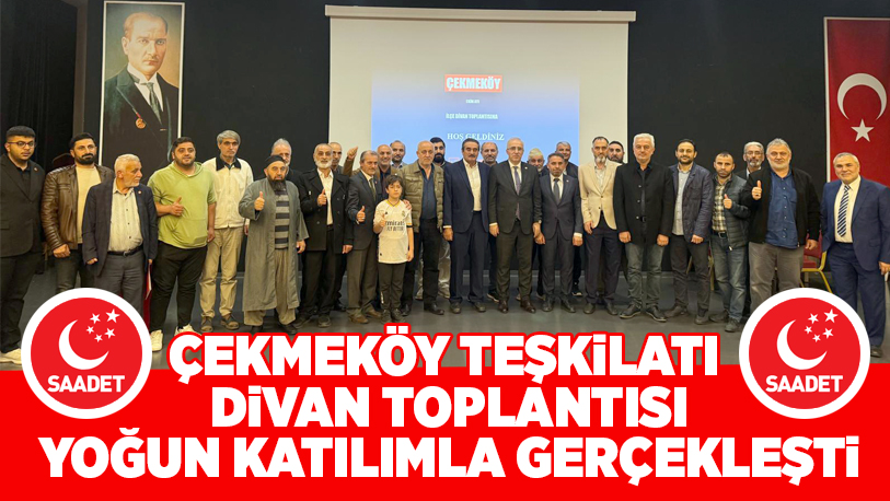 Saadet Partisi Çekmeköy Teşkilatı sahada hız kesmiyor..