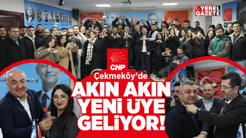 Çekmeköy’de gerçekleştirdiği yoğun saha çalışmaları ile arkasına aldığı halk desteğini