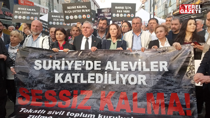 Suriye’de yaşanan Alevi katliamı İstanbul’daki Tokatlı sivil toplum kuruluşları tarafından